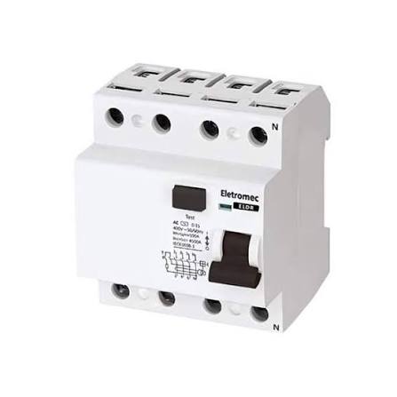 DISPOSITIVO PROTEÇÃO IDR 4X40A 30MA ELDR44030 ELETROMEC