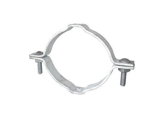 ABRACADEIRA GALV. POSTE CIRCULAR 250X6,3MM S/P CEMIG