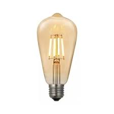 LAMPADA LED CLEAR SINO 9 WATS 2700K ST64 AVANT