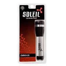 LANTERNA LED ALUMINIO IP64 UMA PILHA SOLEIL