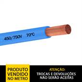 CABO FLEXÍVEL ANTICHAMA 750V 2,5MM AZ