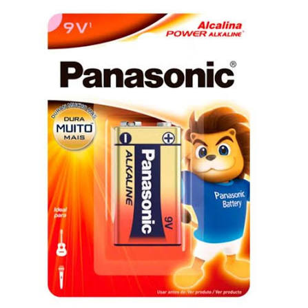 BATERIA ALCALINA 9 VOLTS PANASONIC 6LF22XAB