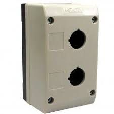 CAIXA ACOPLAMENTO BOTOEIRA DUPLA 22MM METALTEX