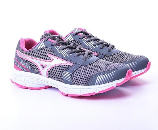 Tênis Mizuno Wave Jet Grafite Rosa