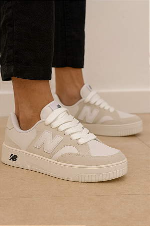 Tênis New Balance Cinza / Branco