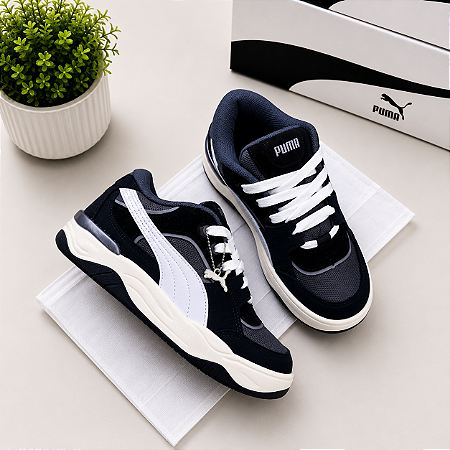 Tênis Puma 180 Azul e Preto