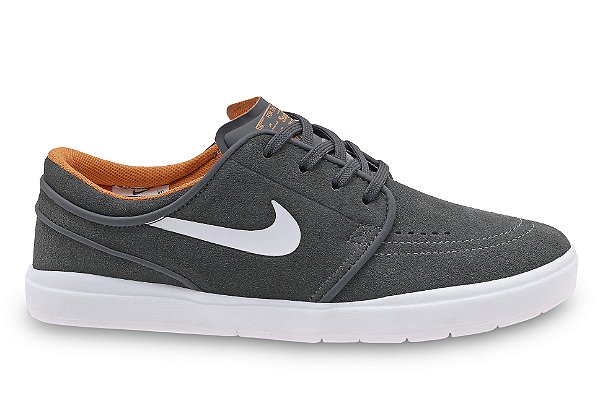 Tênis Nike Sb Stefan Janoski Hyperfeel Grafite / Laranja