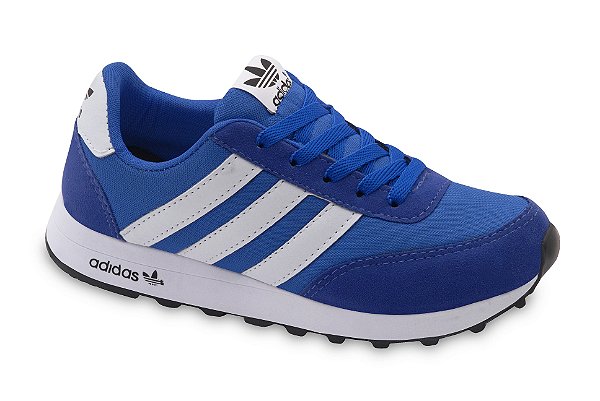 Tênis Adidas Neo Azul / Branco - Canguru Shoes