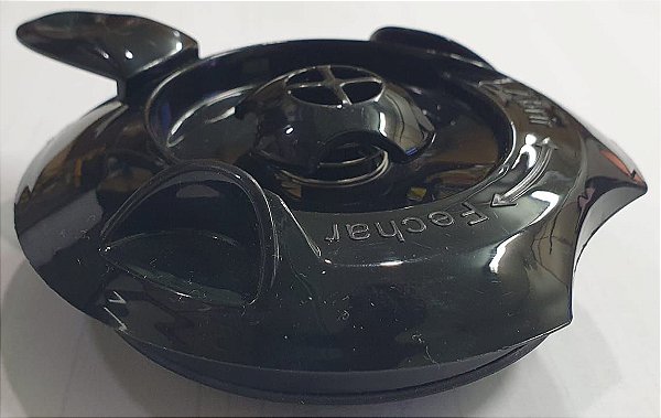 TAMPA JARRA PLASTICA PRETA CP38 THERMO INOX - ORIGINAL