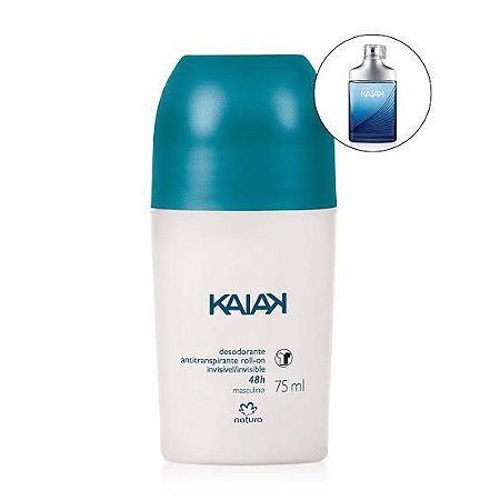 Desodorante Roll On Kaiak Tradicional Natura - 75ml