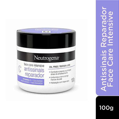 Hidratante Facial Antissinais Reparador Noturno Neutrogena - 100g
