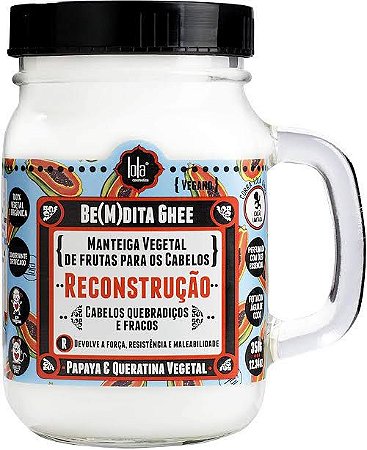 Máscara Capilar Reconstrução Be(m) Dita Ghee Papaia - Lola - 350g