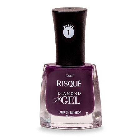 Esmalte Gel Diamond Calda de Blueberry Risqué - 8ml