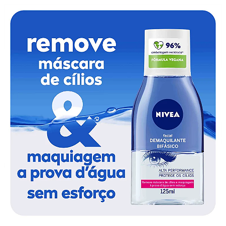 Demaquilante Facial Bifásico Nivea 125ml