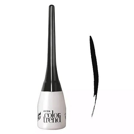 Delineador Líquido Avon Color Trend Preto