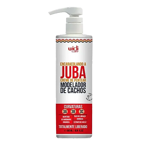 Encaracolando a Juba Creme de pentear Widi Care 500ml