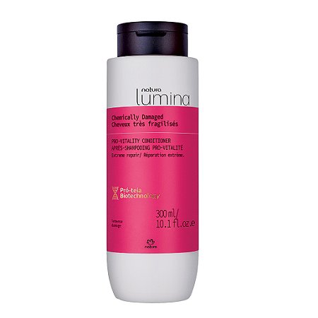 CONDICIONADOR NATURA LUMINA CABELOS QUIMICAMENTE DANIFICADOS 300ML