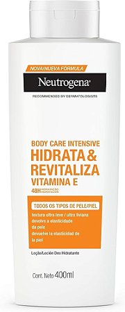 Loção Hidratante Neutrogena revitaliza e hidrata Vitamina E 400ml