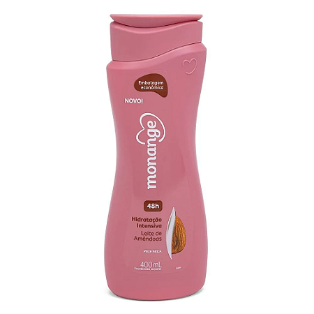 Hidratante Monange Pele seca Leite de amêndoas 400ml