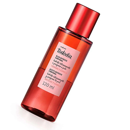 Óleo corporal Tâmara e canela Natura tododia 120ml