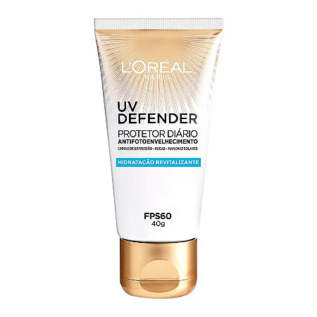 Protetor Solar Facial Lóreal UV Defender Hidratação fator 60 40g