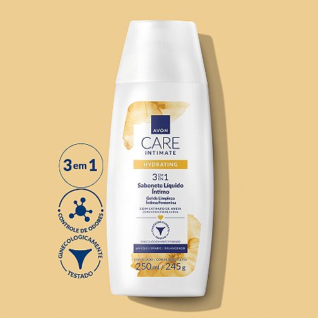 Sabonete Liquido Intimo Hydrating Avon Care Intimate  250ml