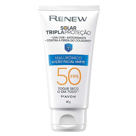 Protetor Solar Facial Renew fator 50 matte 40g