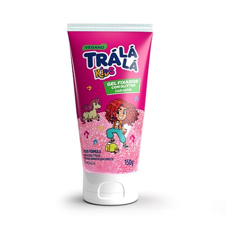 Gel fixador Capilar Com Glitter Tra  la la Kids 150g