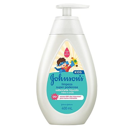 Sabonete Líquido JOHNSON'S® Limpeza Super Poderosa | Johnson's® Baby 400ml
