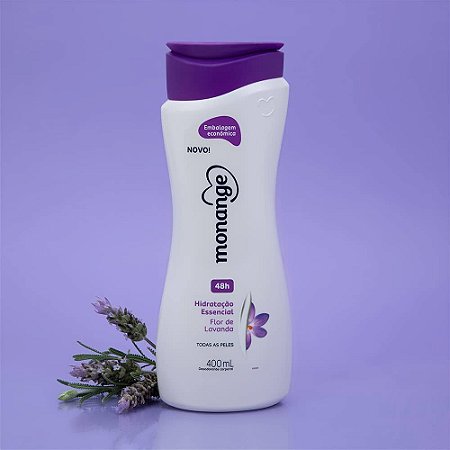 Hidratante Flor De Lavanda Monange 400 Ml