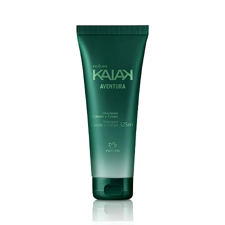 Shampoo Cabelo e Corpo Kaiak Aventura Masculino Natura 125ml