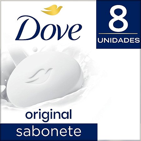 Sabonete Dove Com 8 unidades de 90g cada