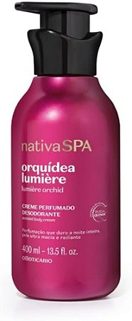 Hidratante Orquidea Lumiere Nativa Spa O Boticário 400ml