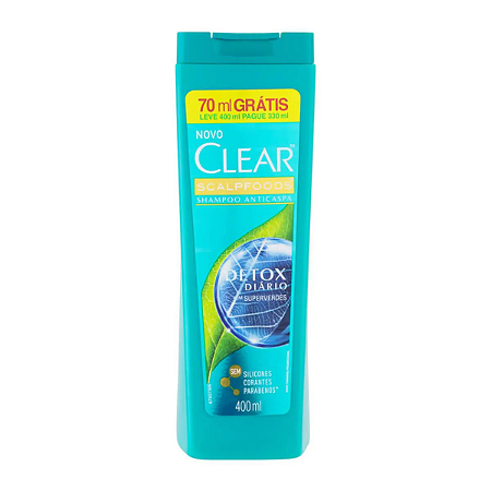 Shampoo Clear Men Anticoceira 400ml