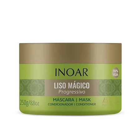 Máscara Capilar Inoar Liso Mágico Progressivo 250g