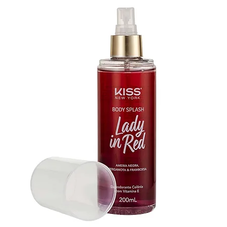 Body Splash Lady In Red Kiss New York 200ml