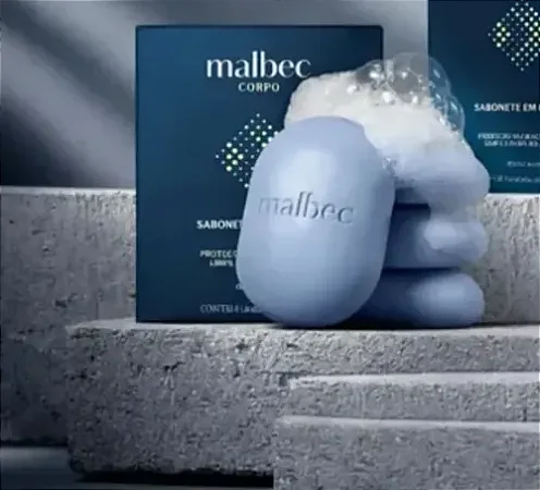 Caixa de Sabonetes Malbec com 4 unidades de 80g