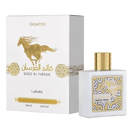 Perfume Árabe Feminino Qaed Al Fursan Unlimited Lattafa 90ml
