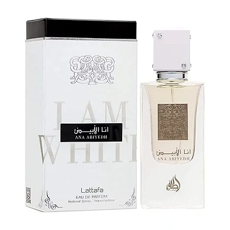 Perfume Árabe I Am White Ana Abiyedh Lattafa 60mL (fragrância unissex)
