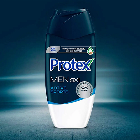 Sabonete Liquido Antibacteriano Protex Men- 3 em 1- 250ml