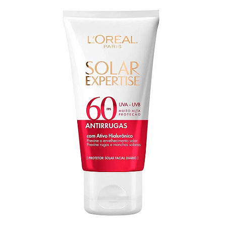 Protetor Solar Facial L'oréal Expertise Antirrugas Fps60 40g sem cor