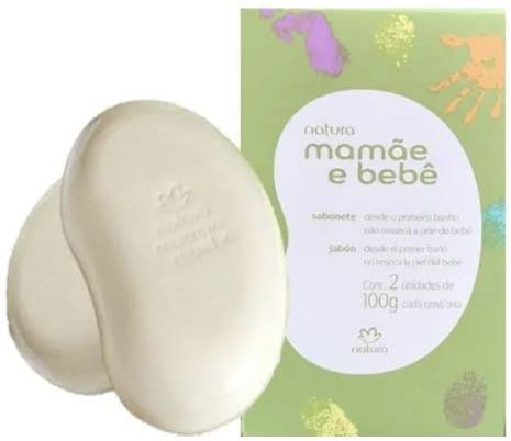 Caixa Sabonetes Mamãe e Bebê - 2 Unidades (100G Cada)