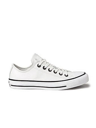 Tênis Chuck Taylor All Star COURO Branco CT04480001 - Hard Action