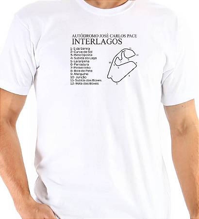 Camiseta Curvas de Interlagos