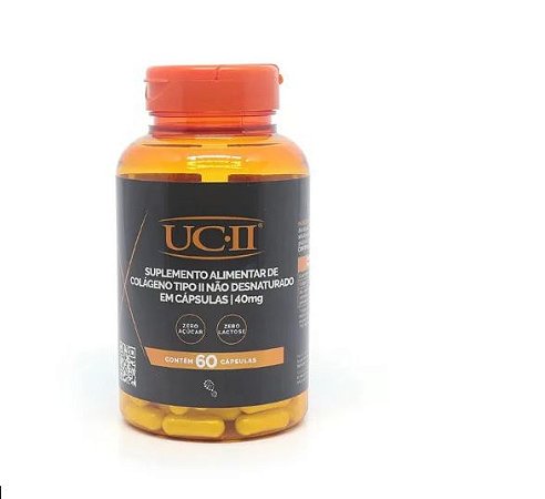 UCII - UC II 40mg 60 cápsulas - ** Compre 2 potes e ganhe mais 1 pote com 60 cápsulas**