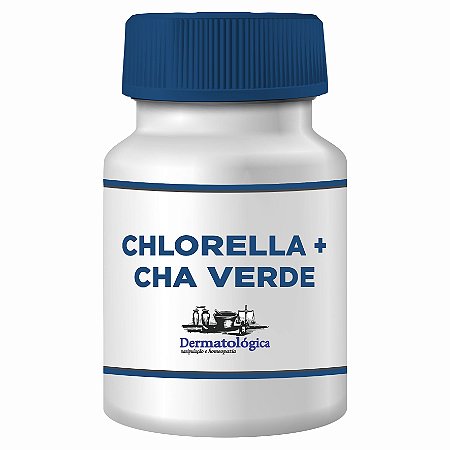 Chlorella 200mg + Chá Verde 300mg - 60 Cápsulas