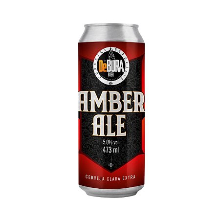 Cerveja DeBora Amber Ale Lata 473ml