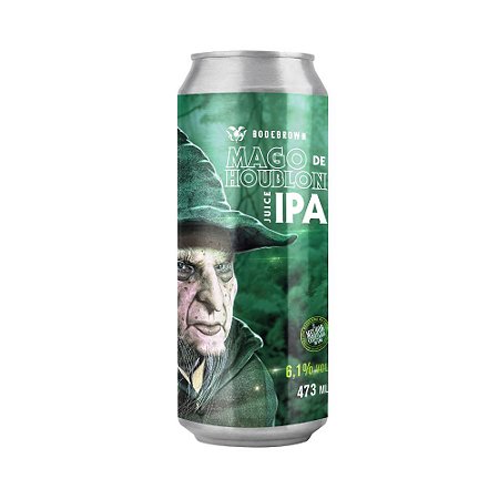 Cerveja Bodebrown Mago de Houblon IPA Lata 473ml