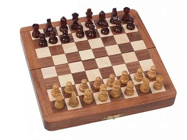 Xadrez Jogo De Xadrez Conjunto de xadrez magnético de madeira, jogo de  tabuleiro de xadrez com