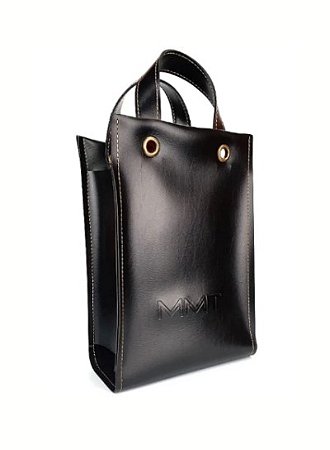 Wine Bag Preta Para 2 Garrafas